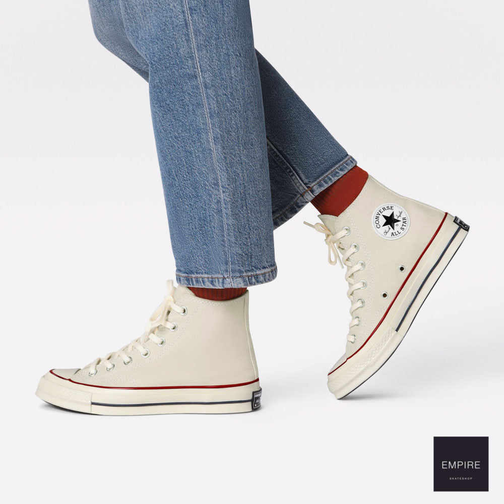 CONVERSE CHUCK TAYLOR 70 HI - Parchment Garnet Egret