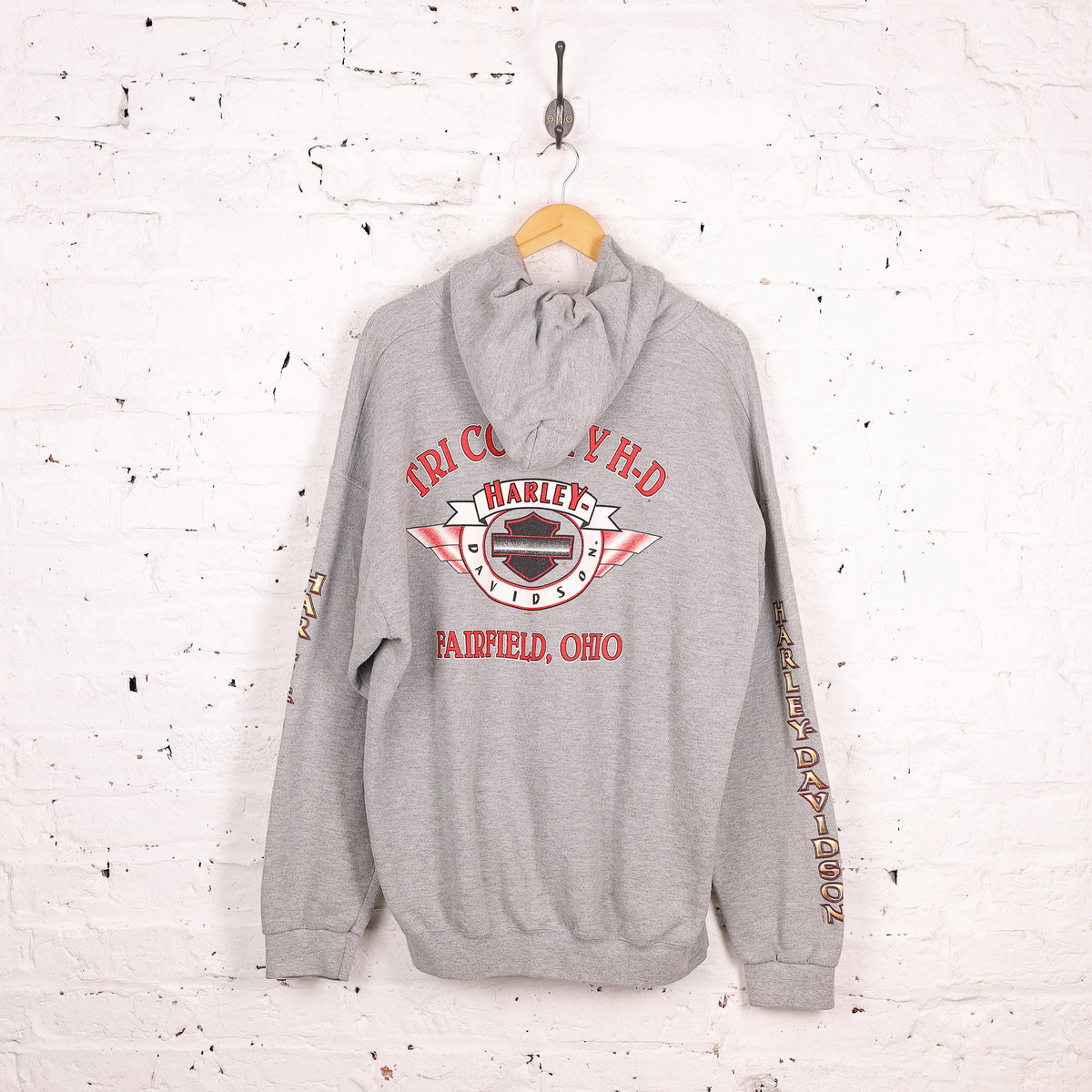 Harley Davidson Ohio Dealership Hoodie - Grey - XXL