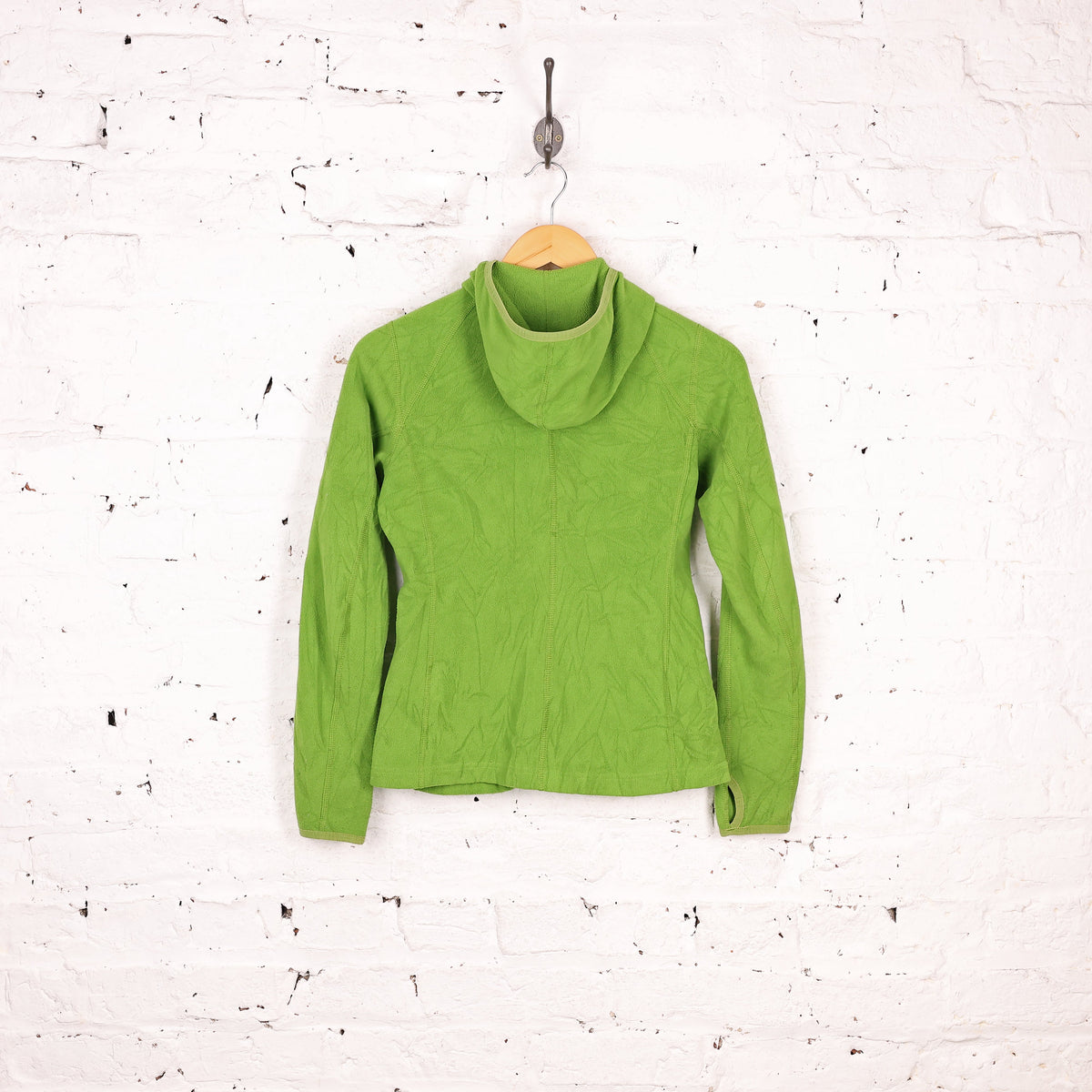 Women's The North Face Hooded Fleece - Green - Women's S