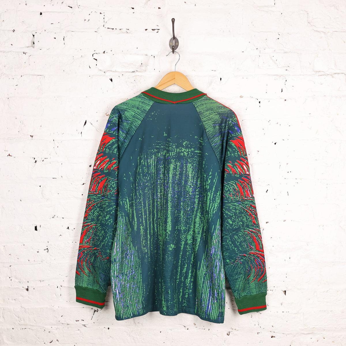 Adidas 90s Goalkeeper Template Football Shirt - Green - XL