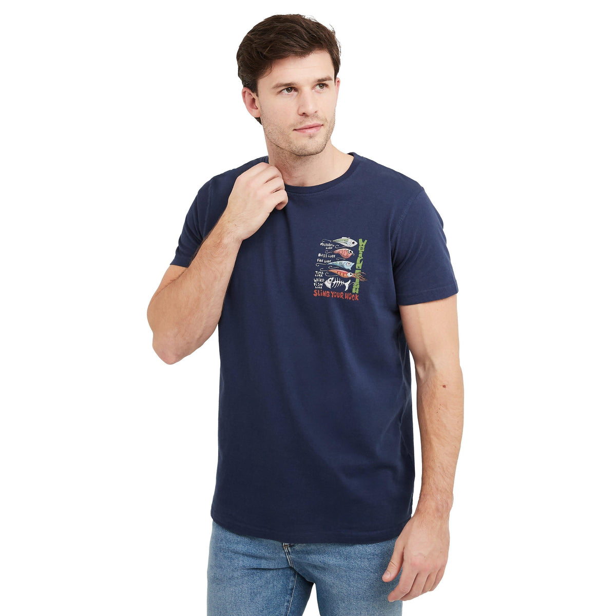 Men's Sling Your Hook Back Print Artist T-Shirt