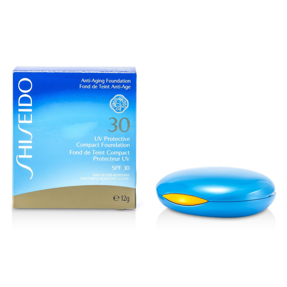 Shiseido UV Protective Compact Foundation SPF 30 (Case+Refill) - # SP60 Medium Beige  12g/0.42oz