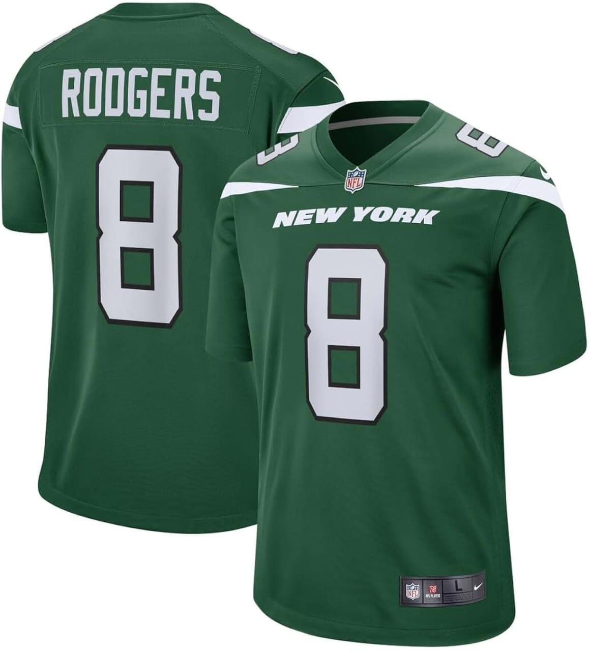 Aaron Rodgers New York Jets Nike Youth Game Jersey - Green
