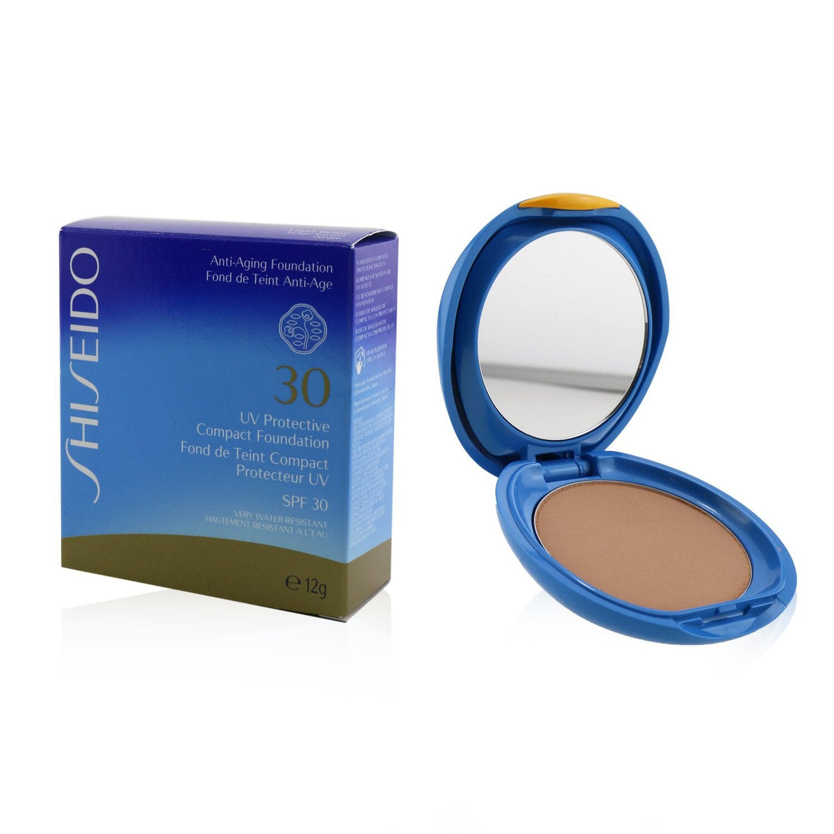 Shiseido UV Protective Compact Foundation SPF 30 (Case+Refill) - # SP40 Medium Ochre  12g/0.42oz