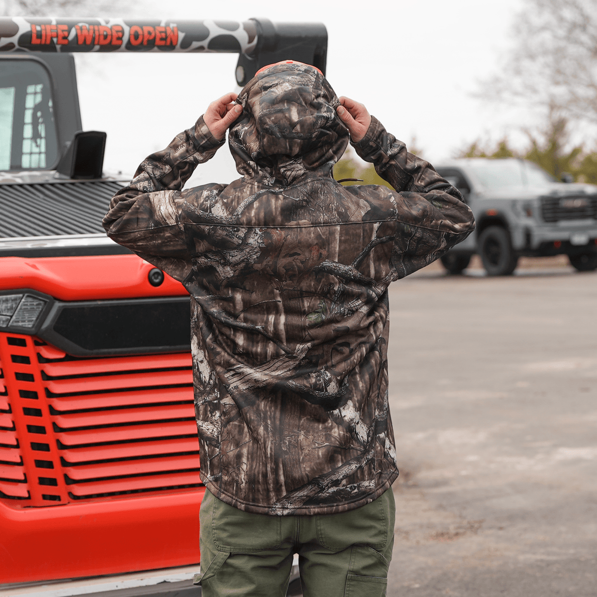 Freedom Outdoors Camo Quarter Zip Hoodie