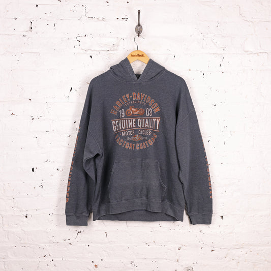 Harley Davidson Hoodie - XL - Grey