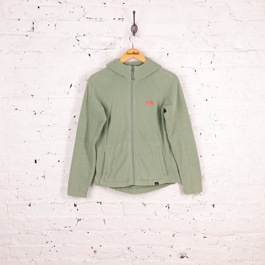Women's The North Face Polartec Hooded Fleece - Green - Women's M