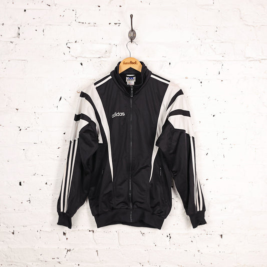 90s Adidas Tracksuit Top Jacket - Black - XS