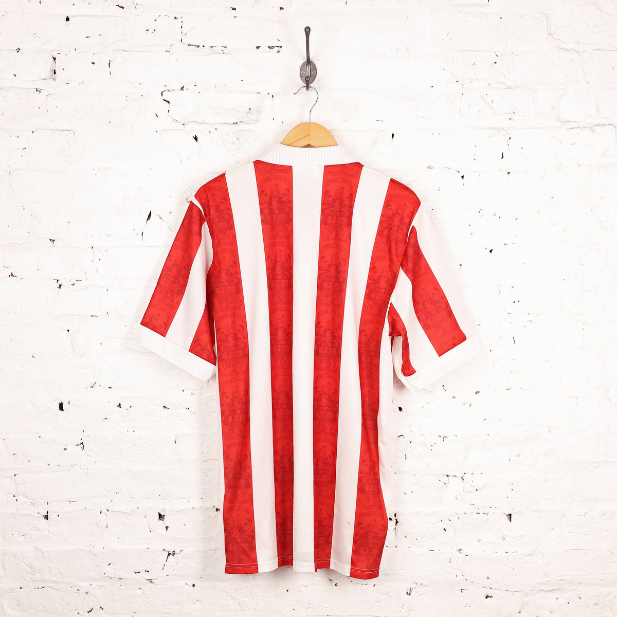 Asics Stoke City 1993 Home Football Shirt - Red - L