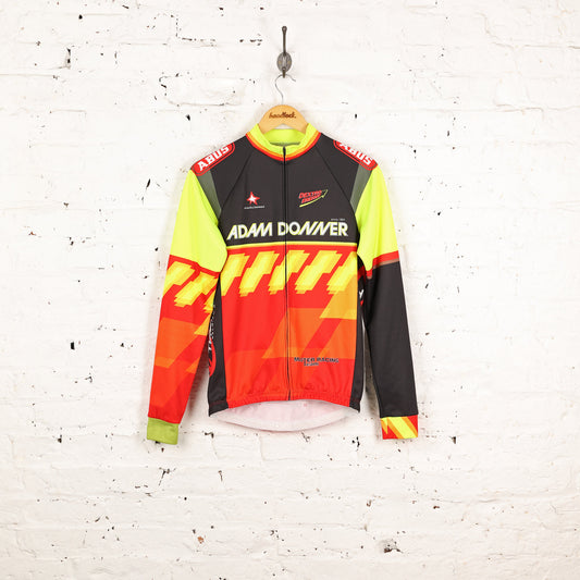 Adam Donner Team Long Sleeve Cycling Jersey - Black - XS